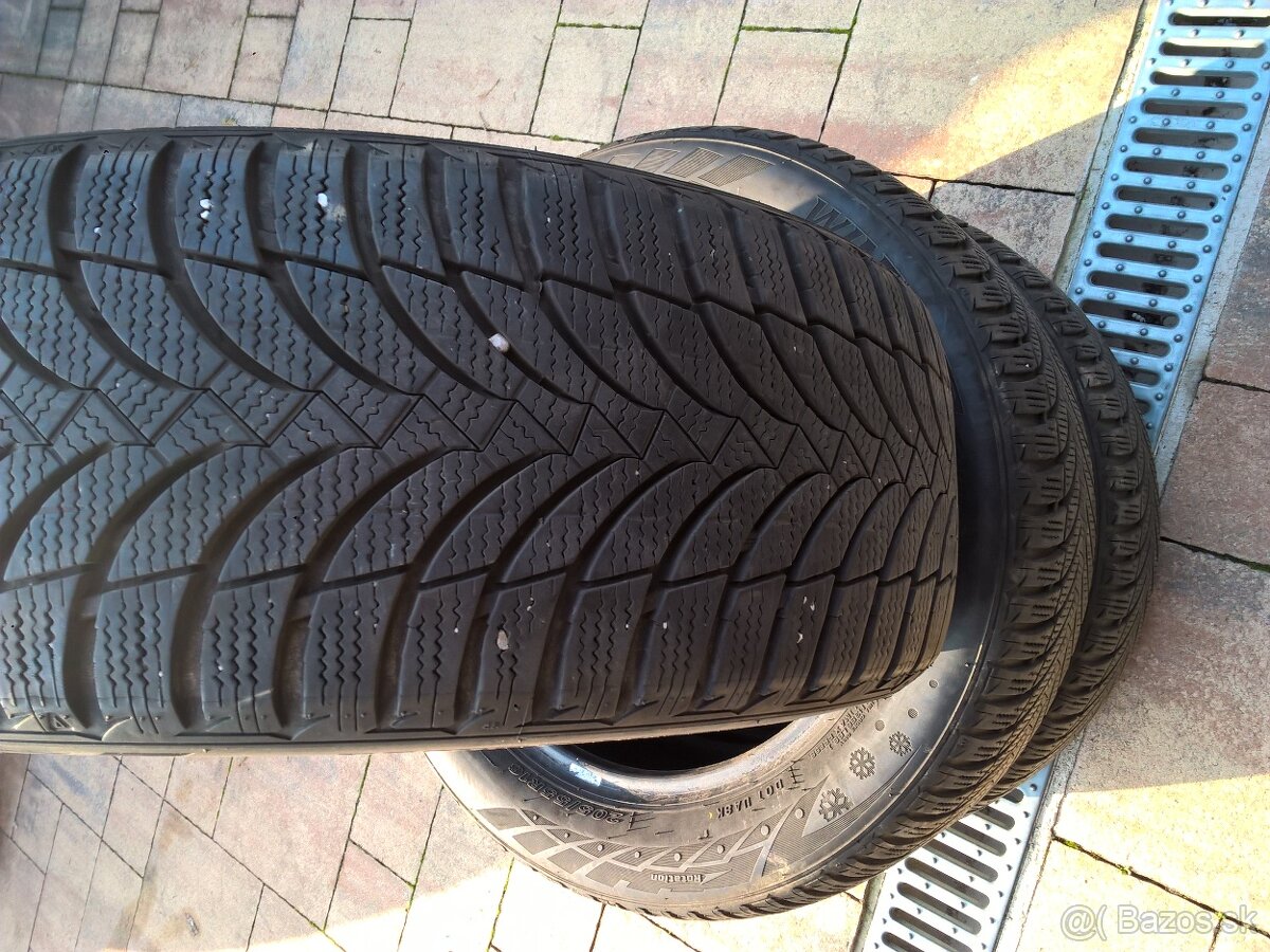 2+2 ks ZIMNÉ 205/55 R16 91H dezén cca 8 mm - rok 2021 - 2023 - 13