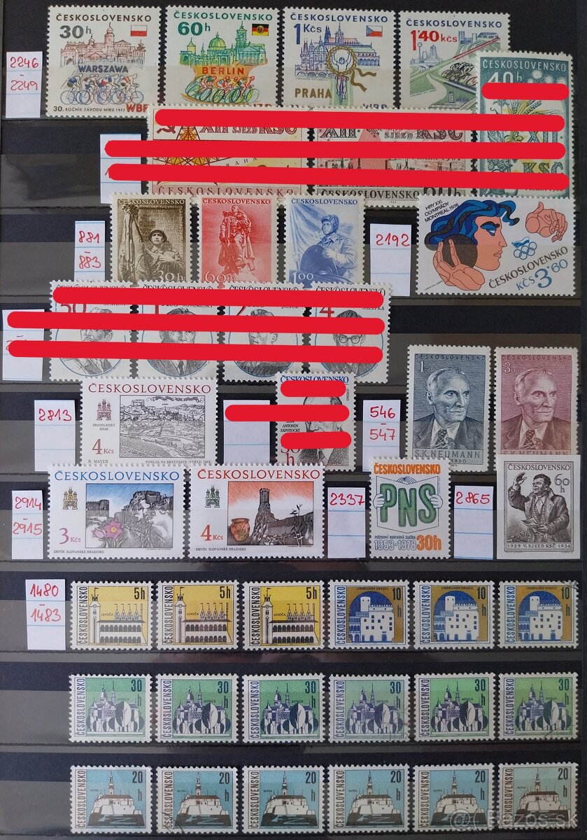 Známky - ČESKOSLOVENSKO - 3 - 13