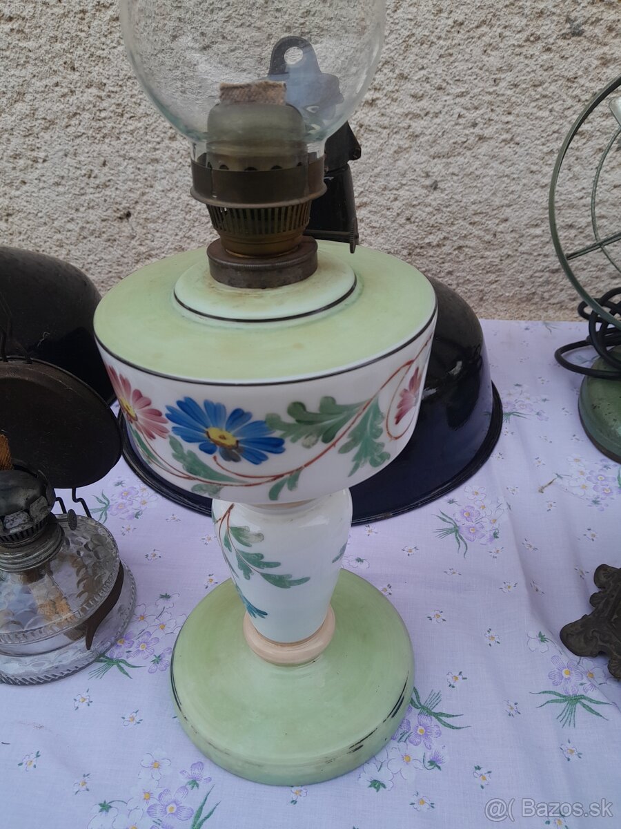 Historická petrolejová,elektrická,retro vetilátor. - 13