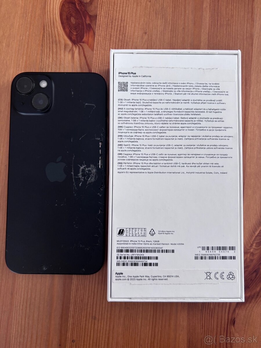 iPhone 15plus Black 128gb - 13
