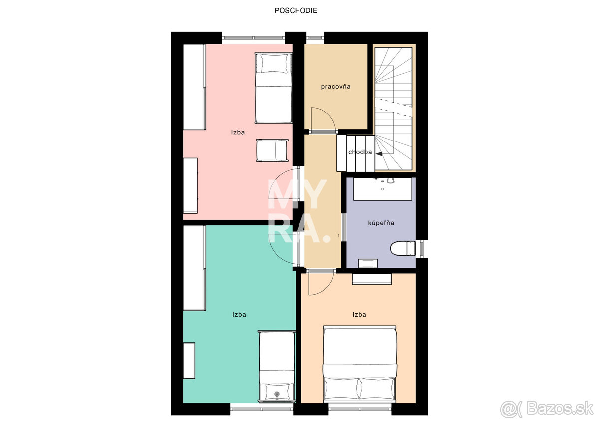 PRENÁJOM / zariadený 5-izbový rodinný dom / Podhorany - 13