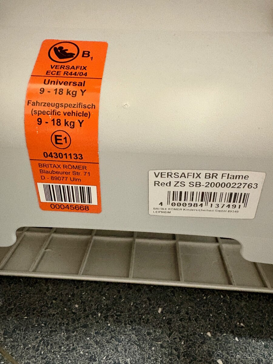 Britax Römer Versafix autosedačka - 13