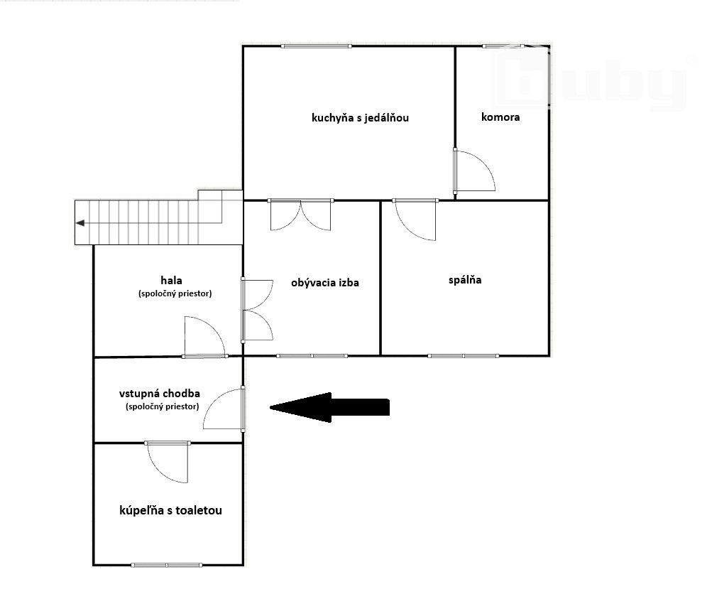 2 izbový byt v rodinnom dome na Bôriku v Žiline, na prenájom - 13
