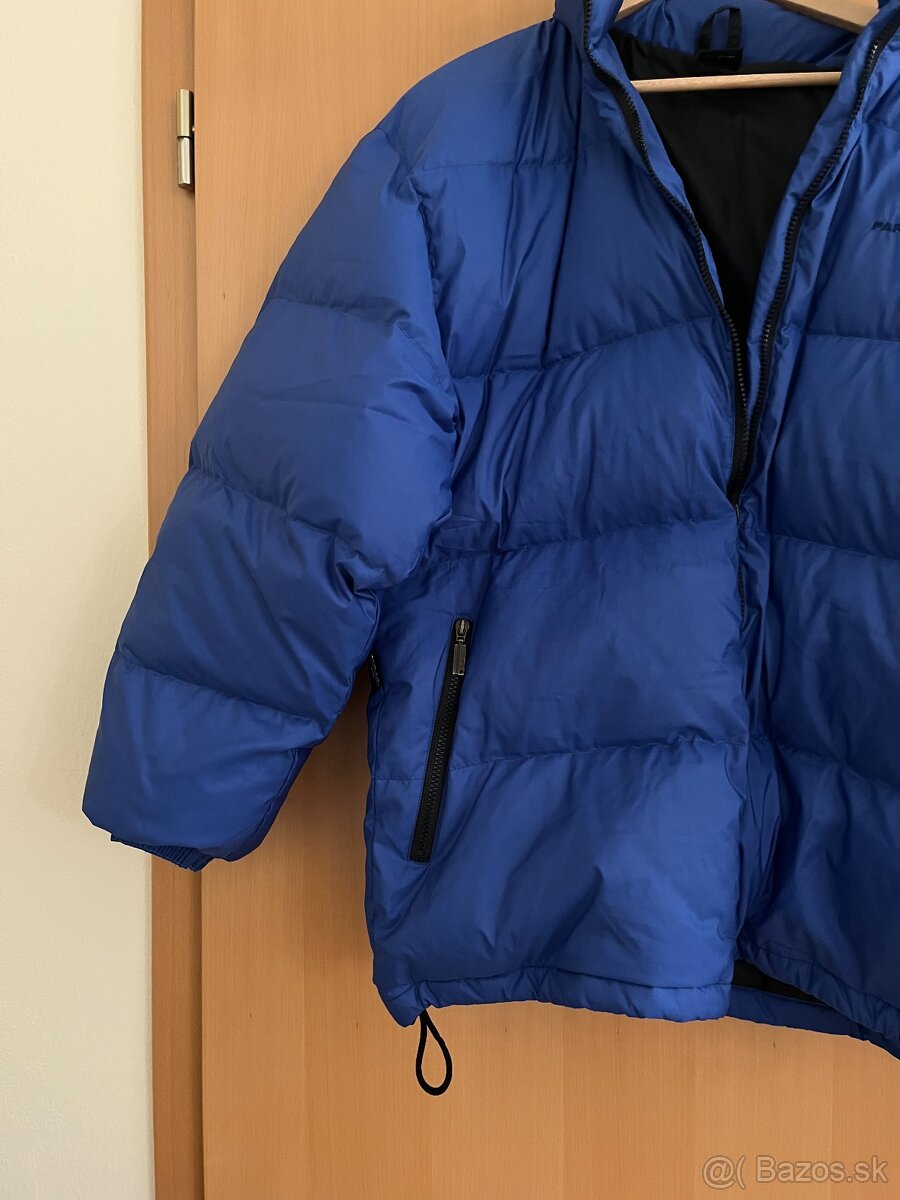 Modrá pánska páperová bunda - 13