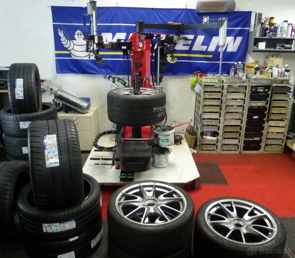 21"alu original Mercedes s letními pneu 255/45R21 Continen - 13