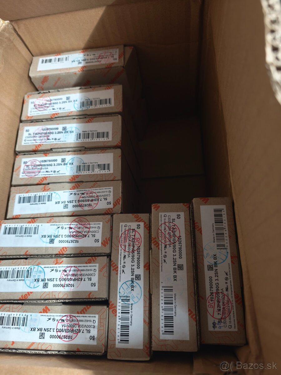 Konektory Weidmuller, nové nepoužité - 13