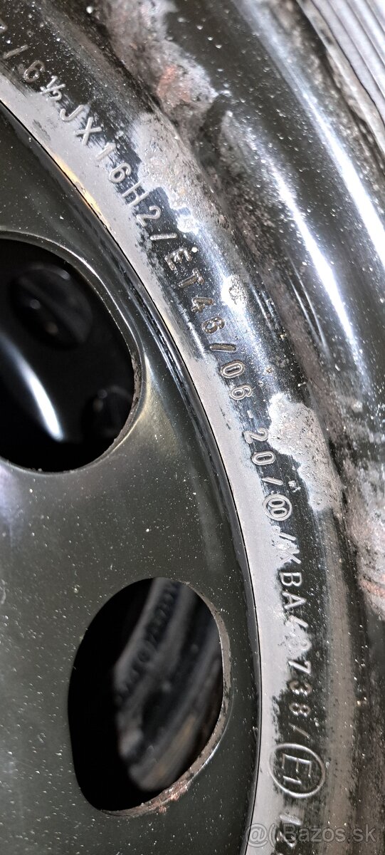 Škoda octavia 4 - original 16" disk s pneu (rezerva) - 13