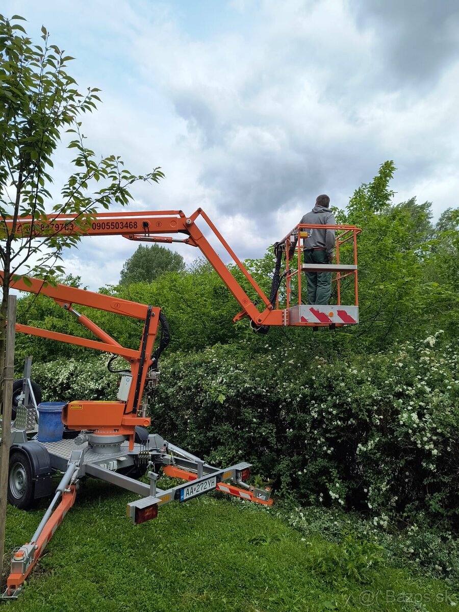 Prívesna pracovná plošina 14m - 13