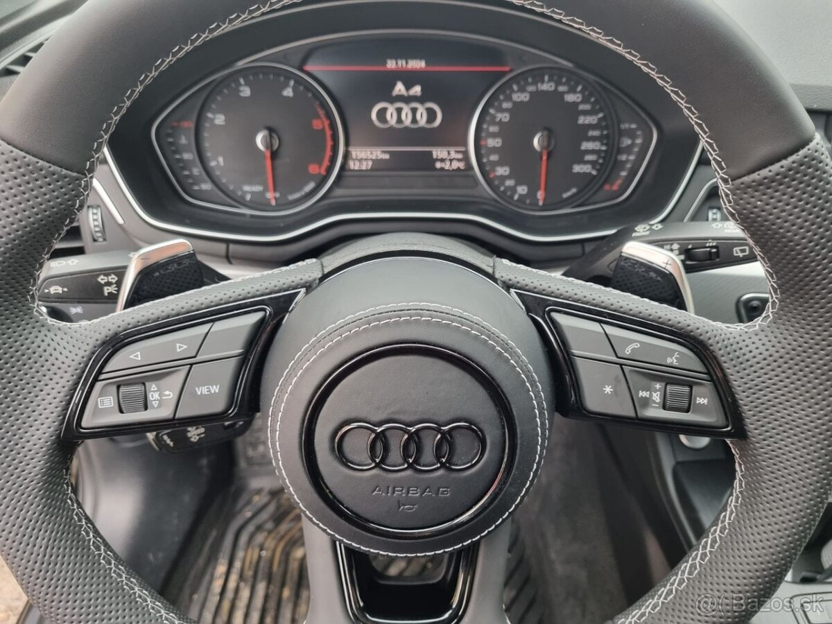 AUDI VYHRIEVANÝ EXCLUSIVE KOŽENÝ VOLANT S PADLAMI - 13