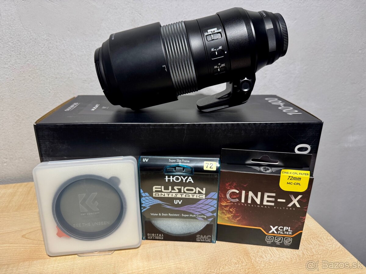 OM SYSTEM M. Zuiko100-400mm f/5.0 - 6.3 IS + filtre a púzdro - 13