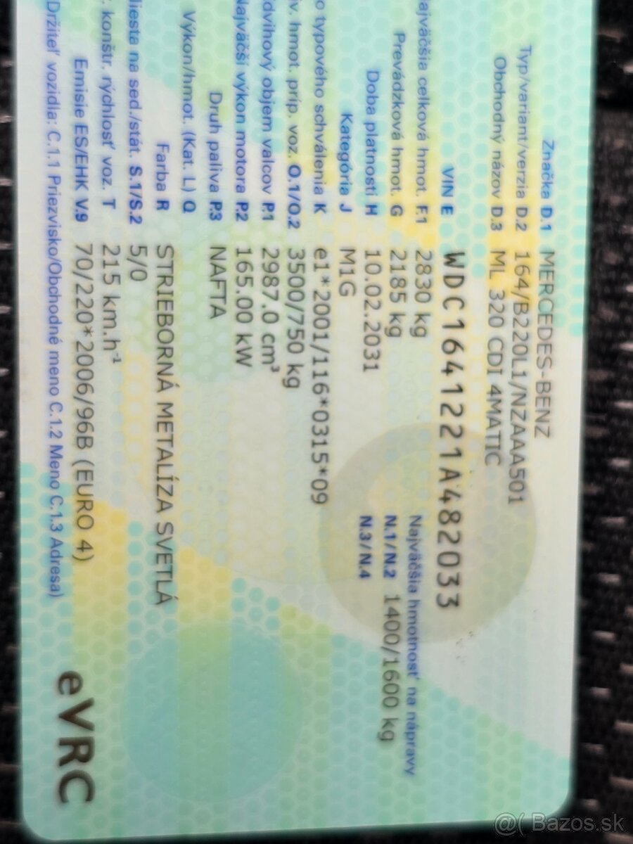 Predam Ml W164 320 , 4 matic 320cdi - 13