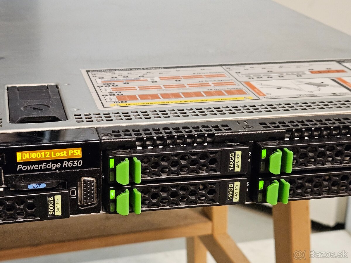 DELL PowerEdge R630 - Intel XEON E5-2643 v4, 128 GB, 1.8 TB - 13