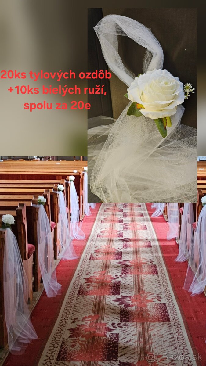 Zvyšné veci zo svadby na predaj - 13