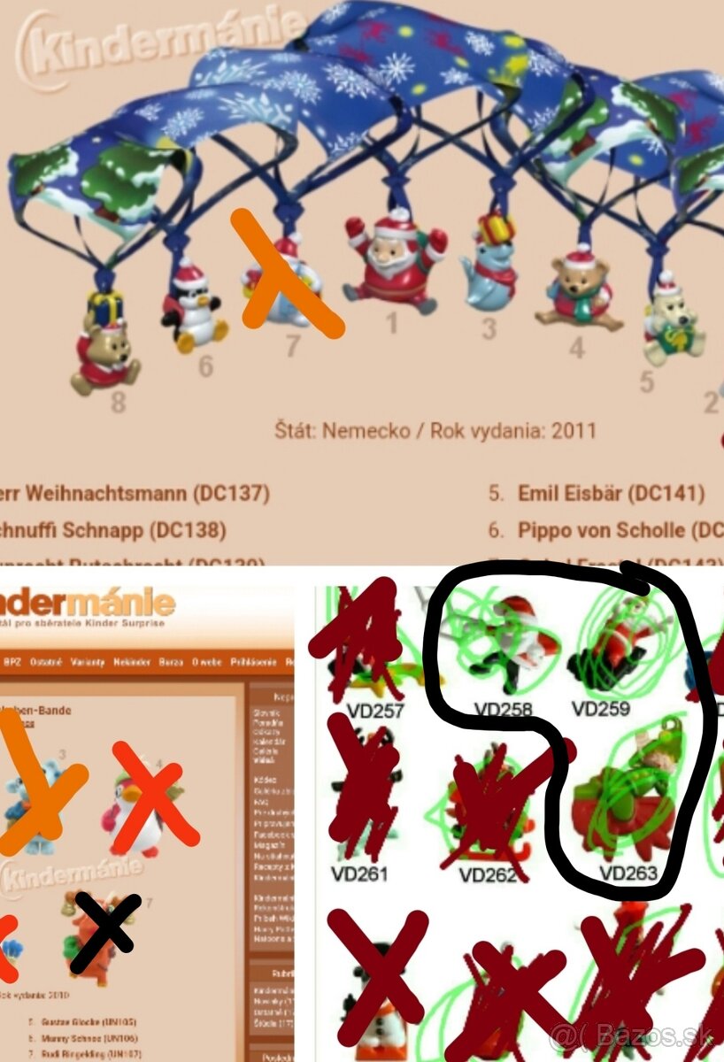 Kinder figurky vianočné - 13