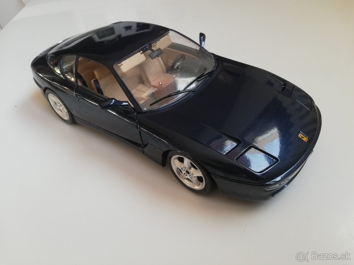 1:18 FERRARI 456 GT Bburago modra - 13