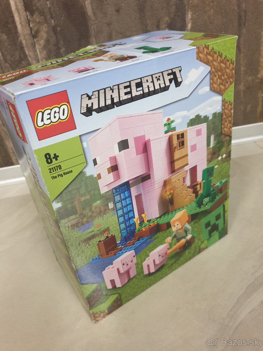 21170 Lego Minecraft - Prasací domček TOP stav - 13
