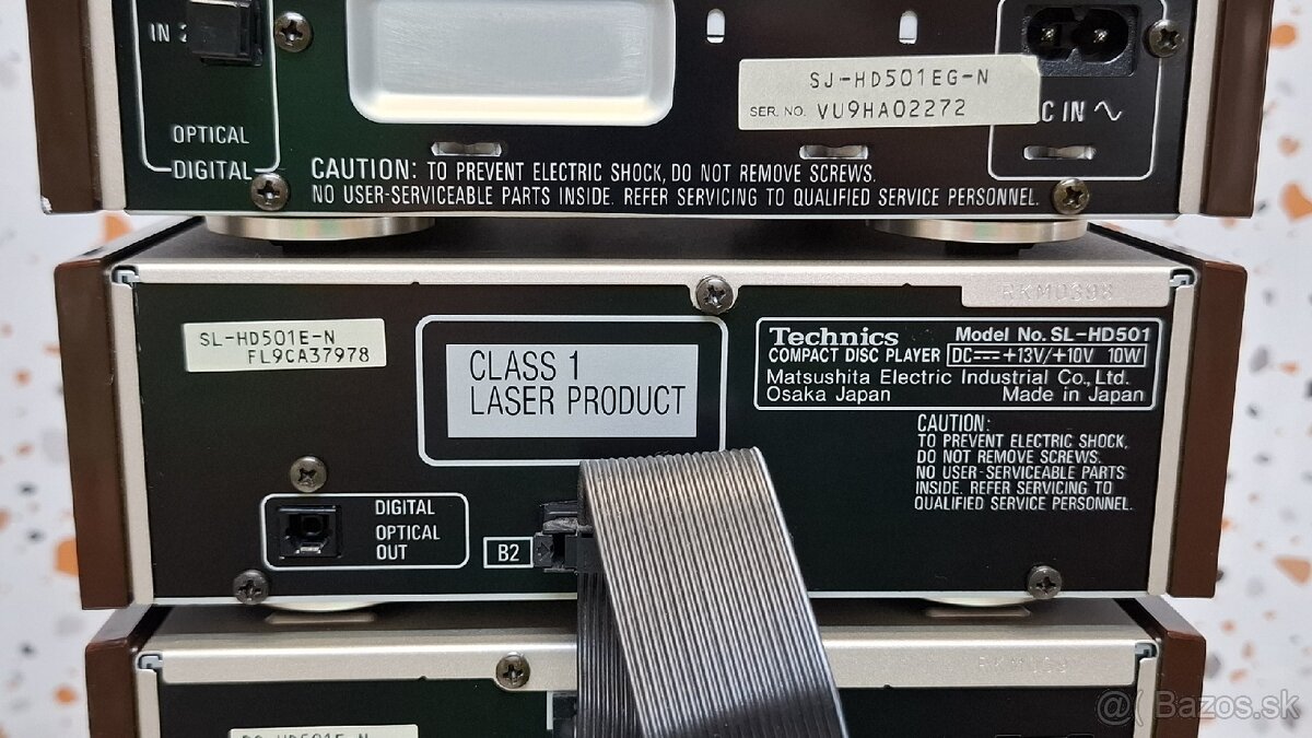 vintage rare mini hi-fi systém Technics SC-HD501 - 13