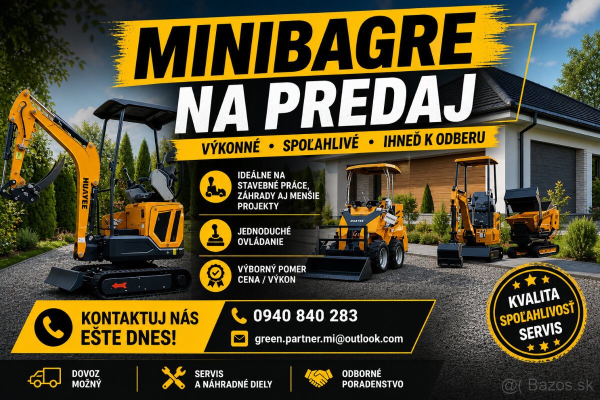 Minibager Dumper Nakladač - 13