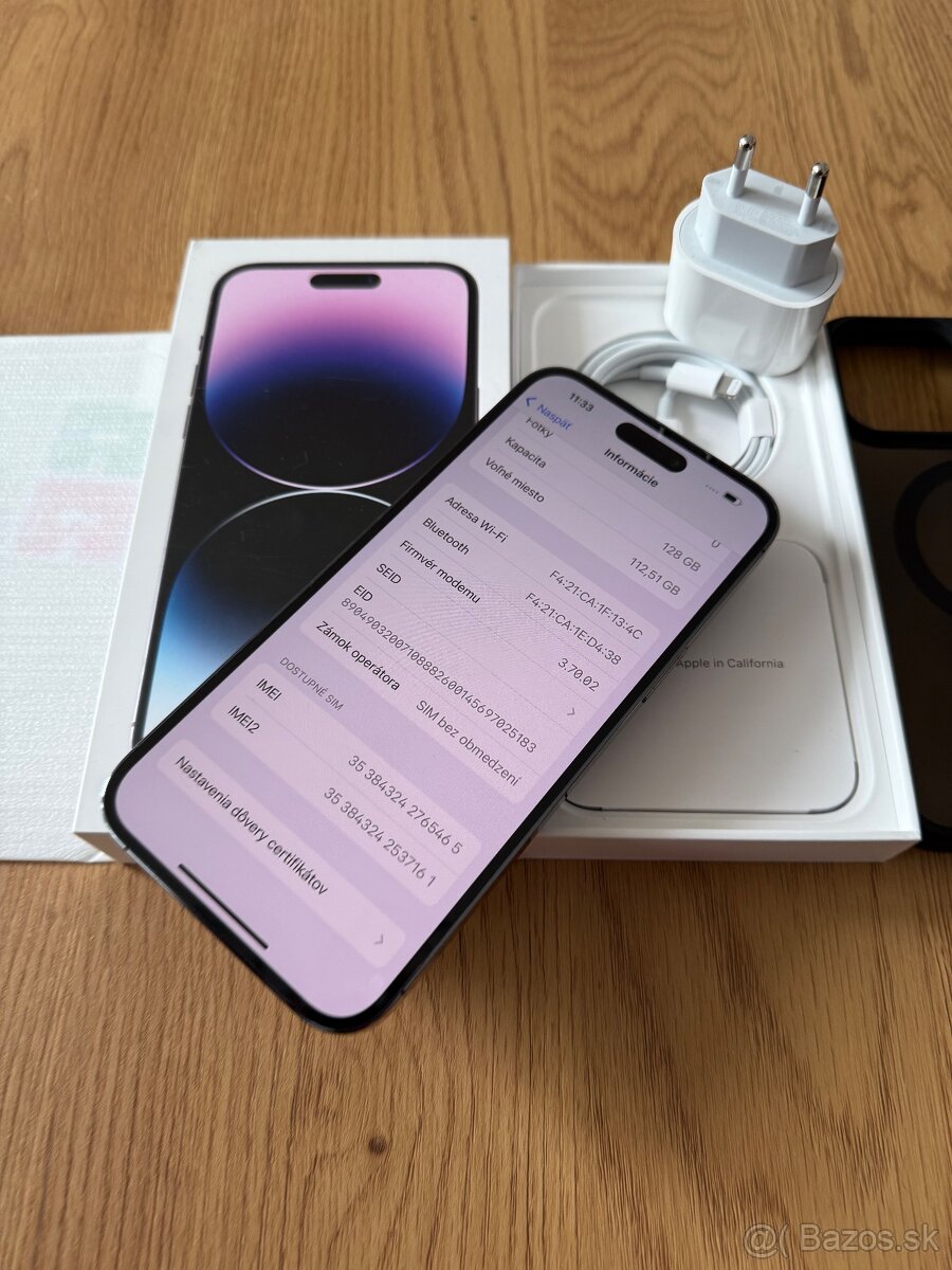 iPhone 14Pro Max 128gb Deep Purple v záruke + príslušenstvo - 13