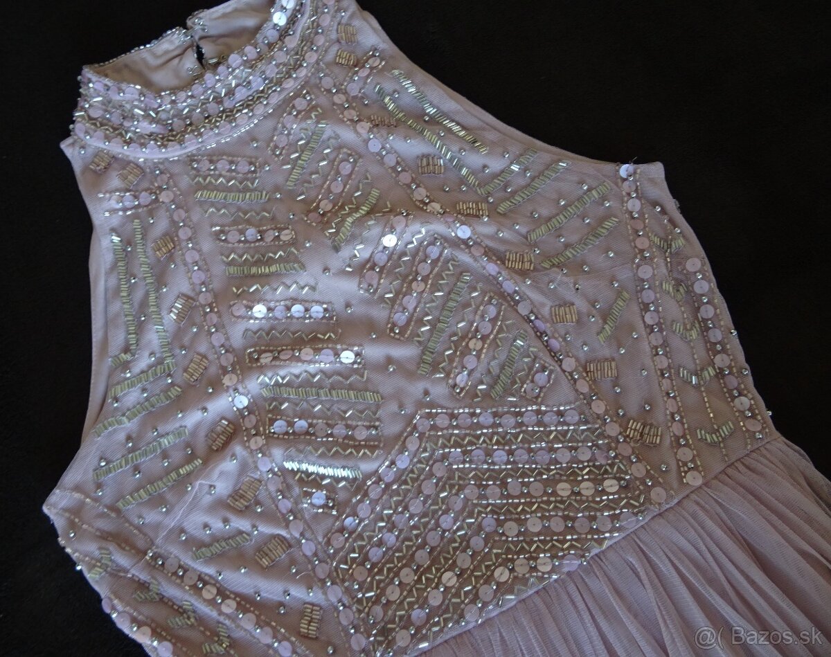 Spoločenské šaty Lace & Beads, veľ.M - 13
