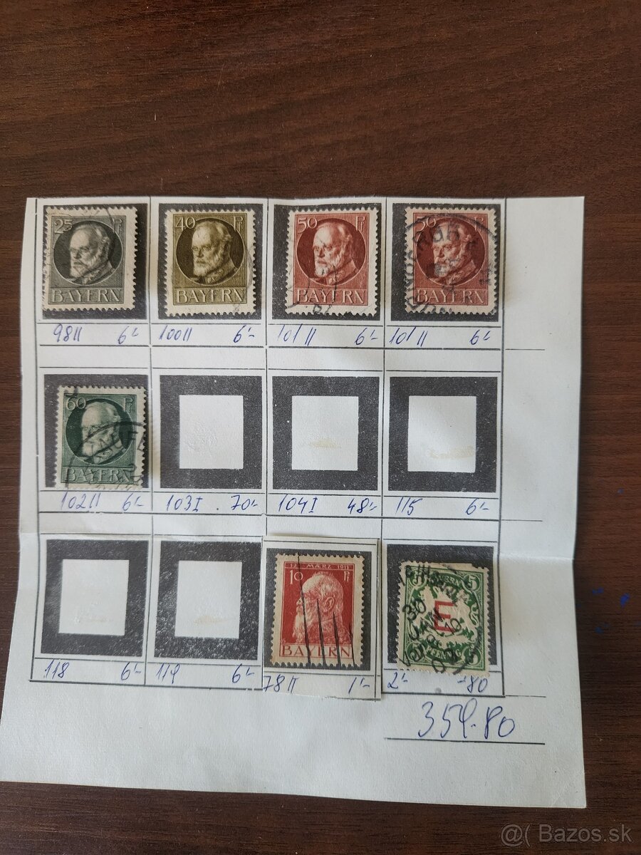 Známky Bavorsko, zbierky - 13