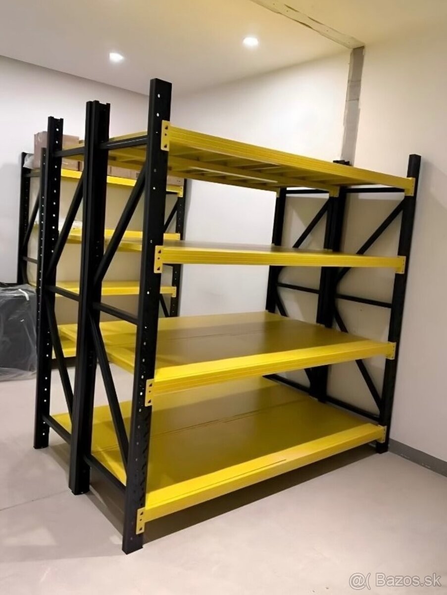 Kovový regál 2m, nosnosť 1200kg - 13