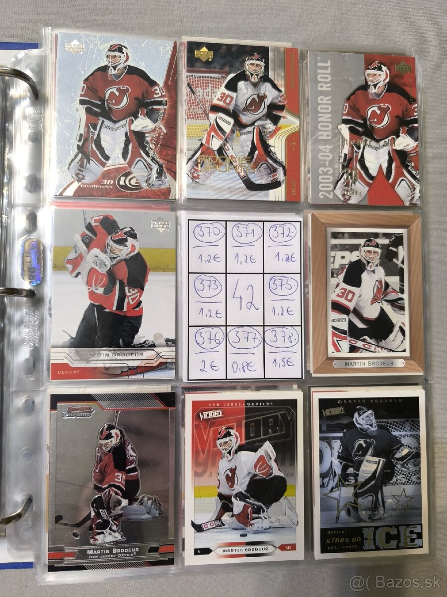 Hokejové kartičky - Martin Brodeur 2 - 13