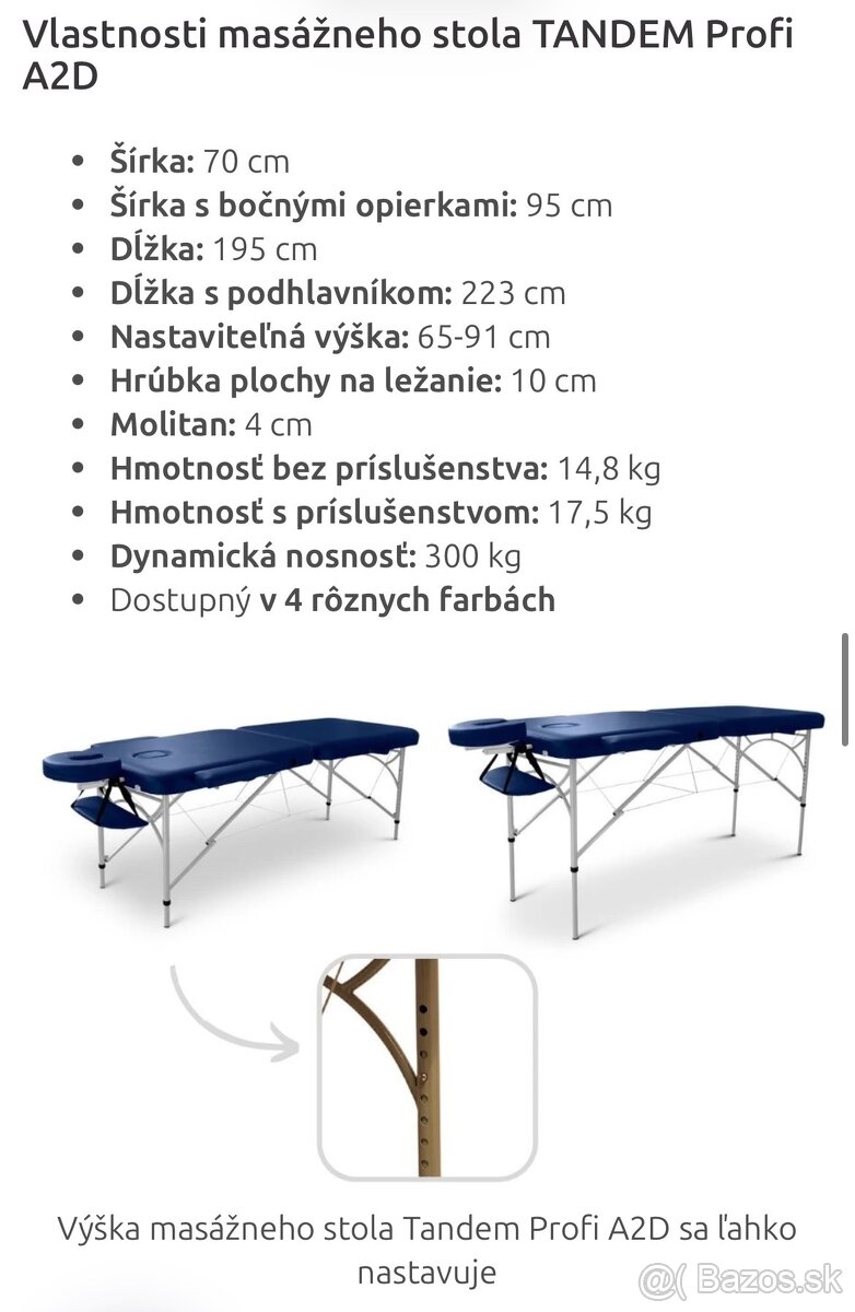 Predám masérsky stôl - 13