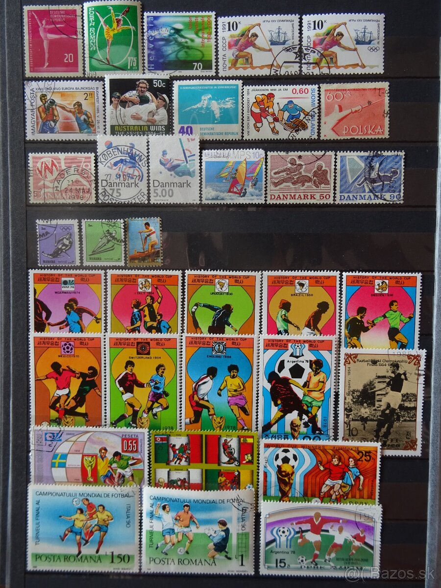 Pekná zbierka známok ŠPORT 1 - 13