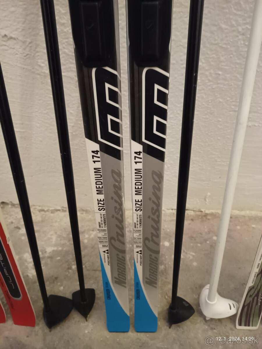 supinove bezky FISCHER dlzka 184 cm a 174 cm + palice - 13