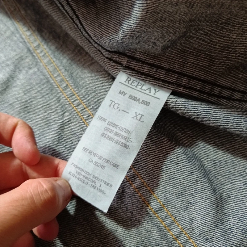 Replay džínsová bunda MV800 denim jacket riflovka XL - 13