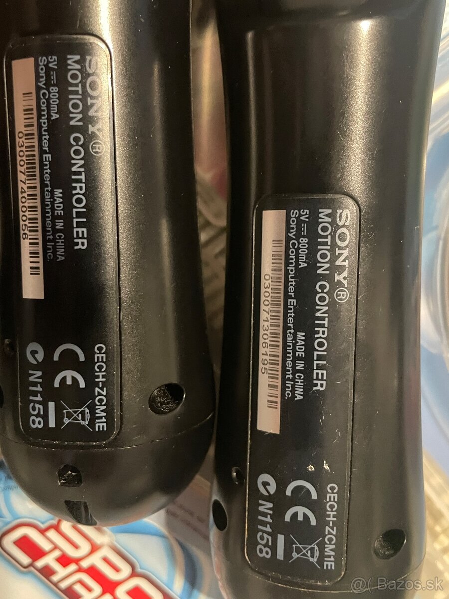 PS3 / PS4 move 2x ovládače+kamera a 4 hry - 13