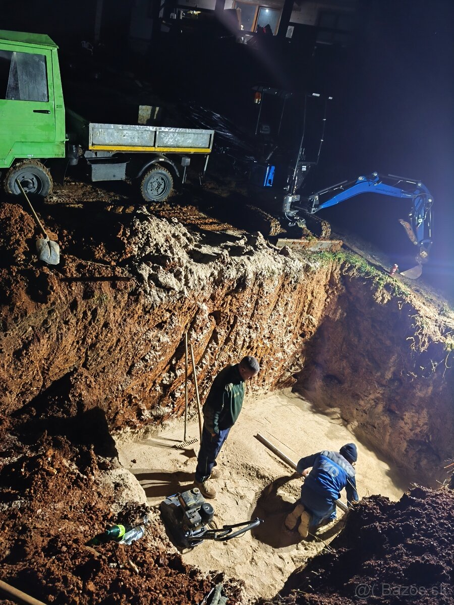 Výkopové a zemné práce Minibágrom ✅ - 13
