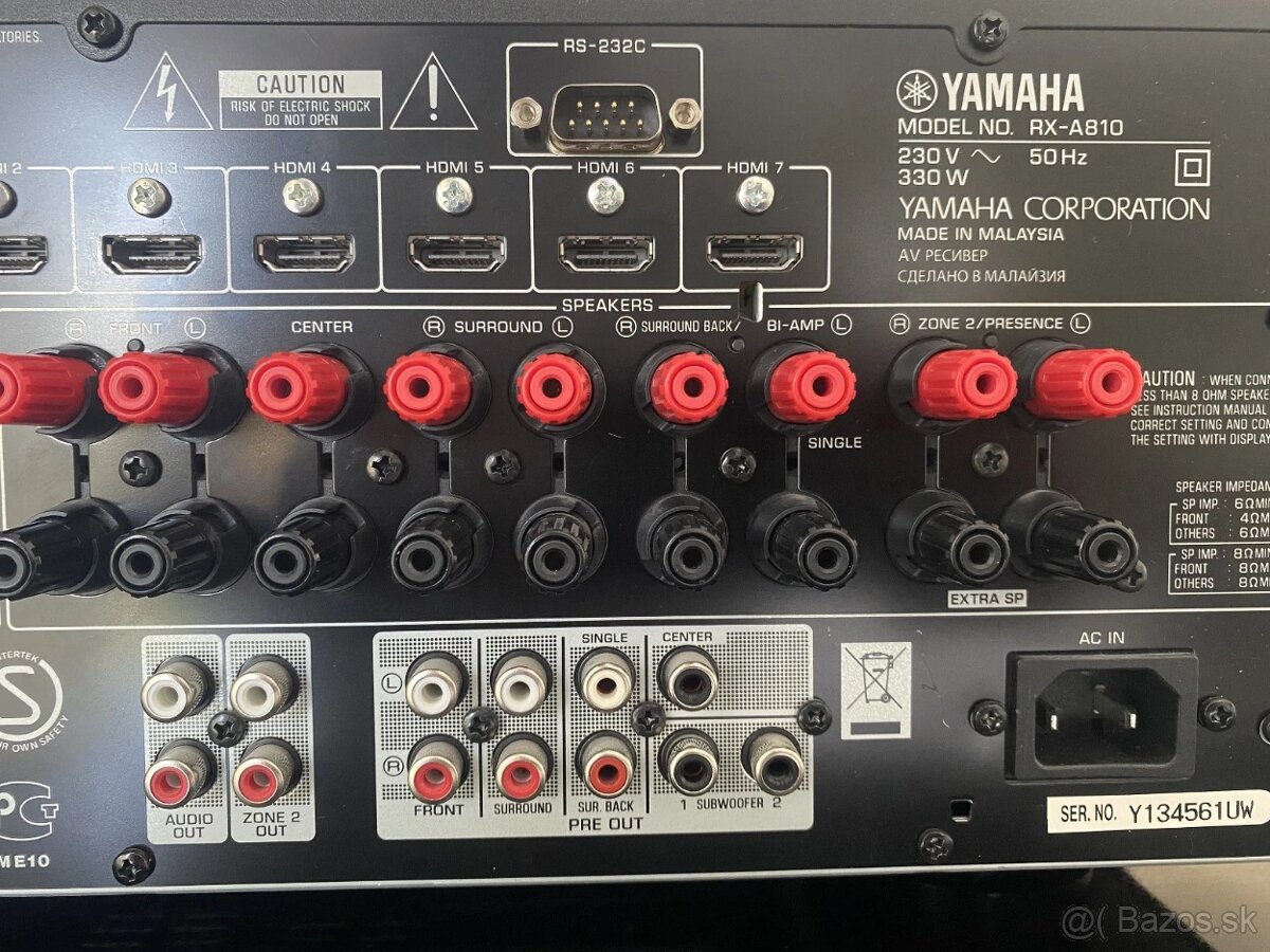 Yamaha RX-A810 AVENTAGE - 13