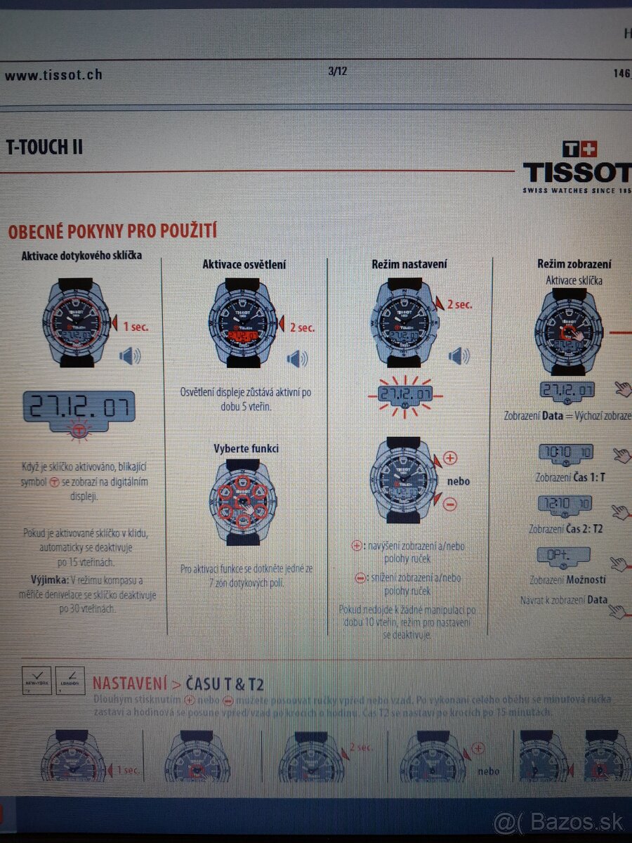 TISSOT TOUCH II SMART WATCH - 13