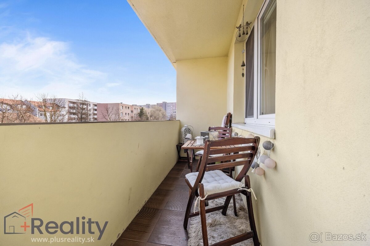 PLUS REALITY| Trojizbový byt s loggiou v DS na predaj - 13