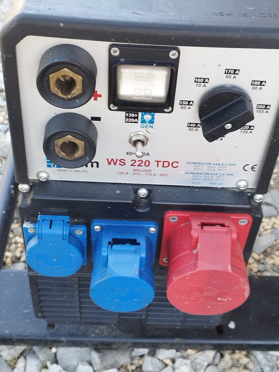 Honda elektrocentrála plus zvaracka 2v1 top stav - 13