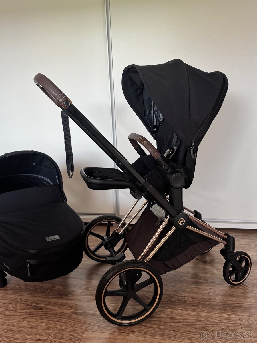 Cybex priam rosegold - black kočík - 13