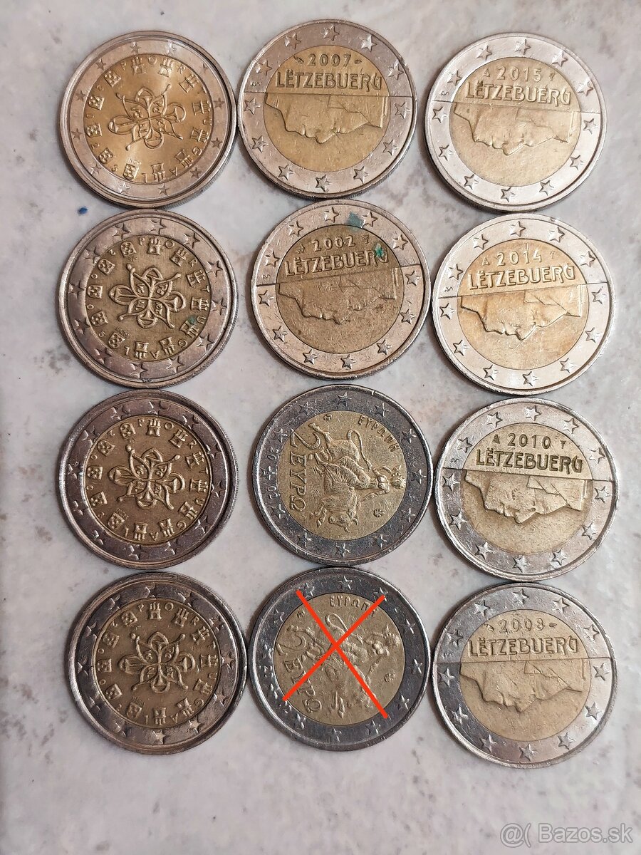 2 eurové mince - 13