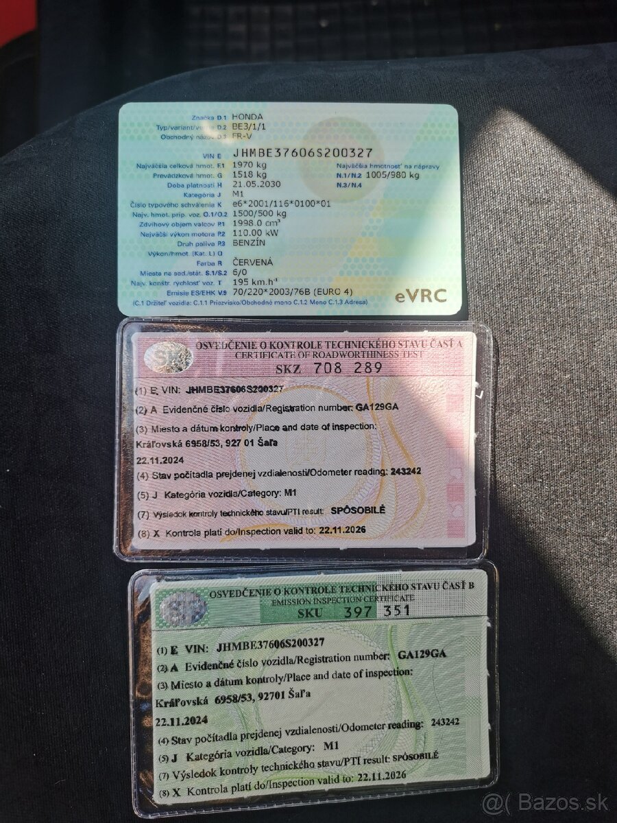Honda FRV 2.0 i vtec,K20A9, r.v. 2006 - 13