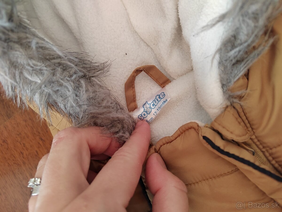 Zimná kombinéza hnedá v.86 - 13