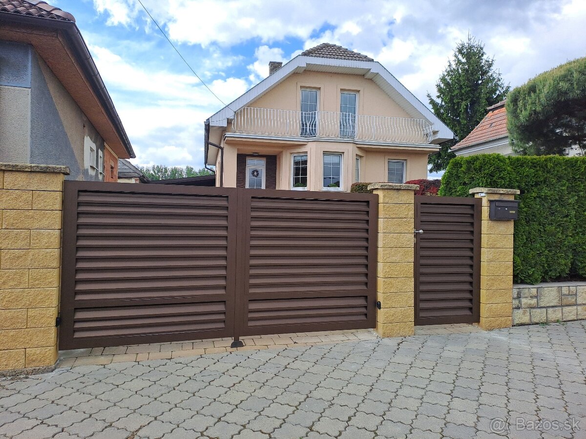 Zákazková výr. hliníkové ploty brány zábradlia kovové brány - 13