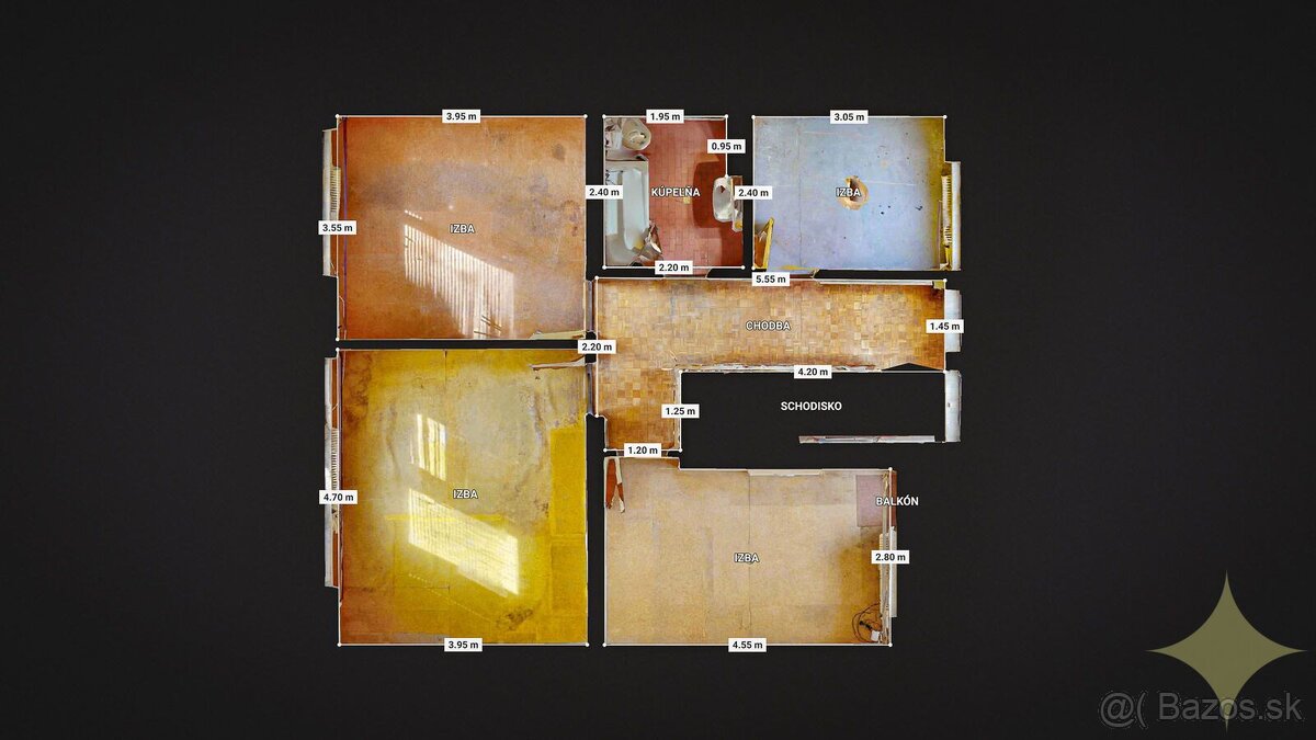 Na predaj 6 izbový rodinný dom v radovej zástavbe v Lučenci - 13