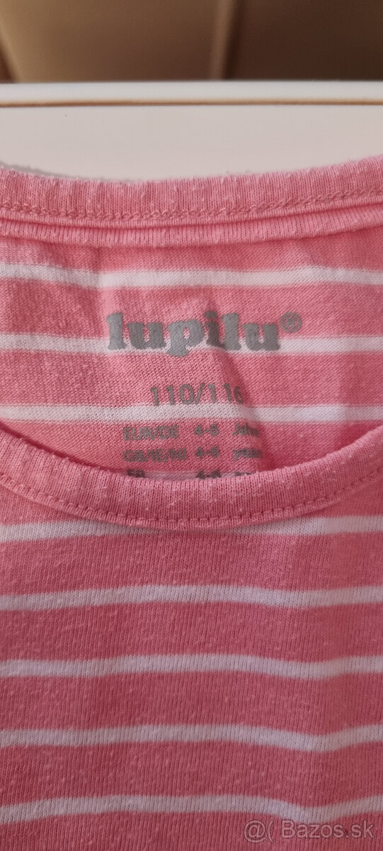 šaty 110, 110/116 + legíny 122 - 13