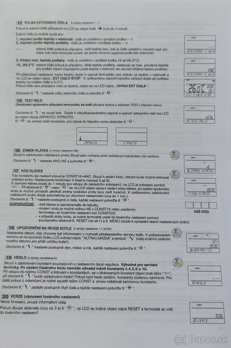 Elektrobock PT32 WIFI izbovy termostat - 13