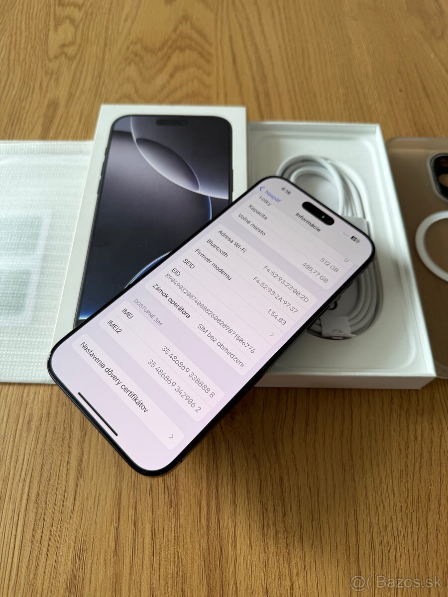 iPhone 16 Pro Max 512 gb Black Titanium v záruke - 13