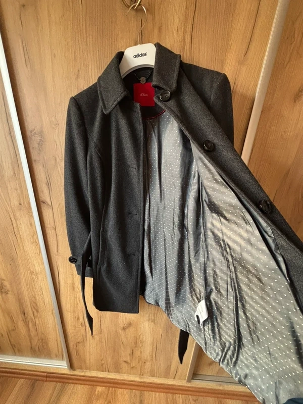 s.Oliver - zimný vlnený kabát - 13