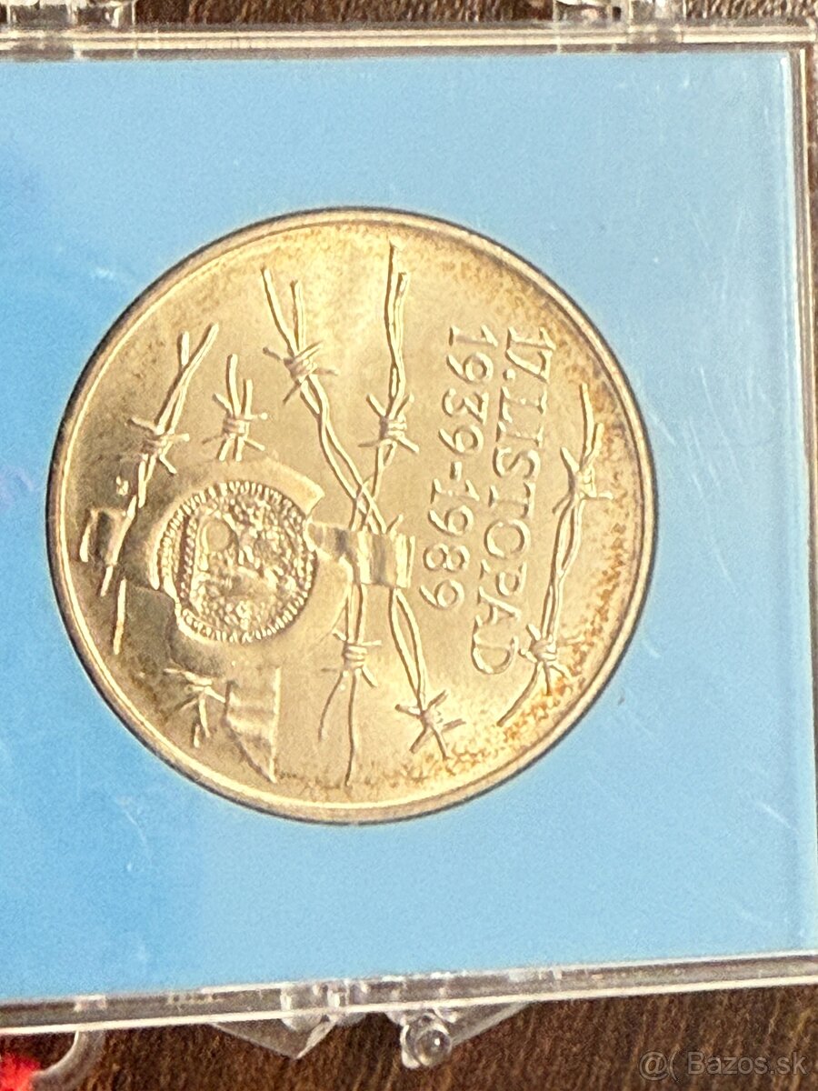 strieborne mince prof - 13