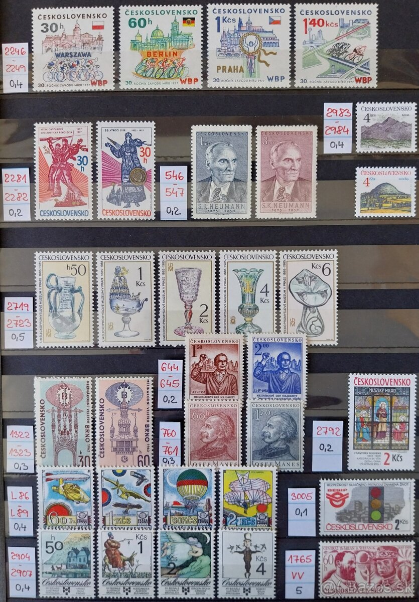 Známky ČESKOSLOVENSKO – 2 - 13