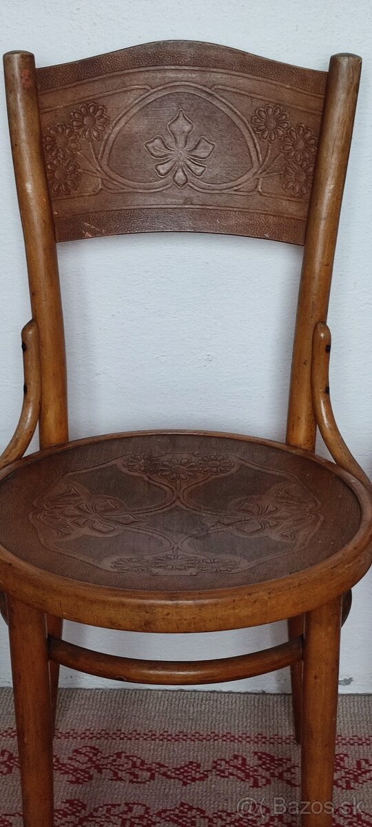 ⭐Staré cca 100r. stoličky - zn. Mundus Thonet⭐ - 13
